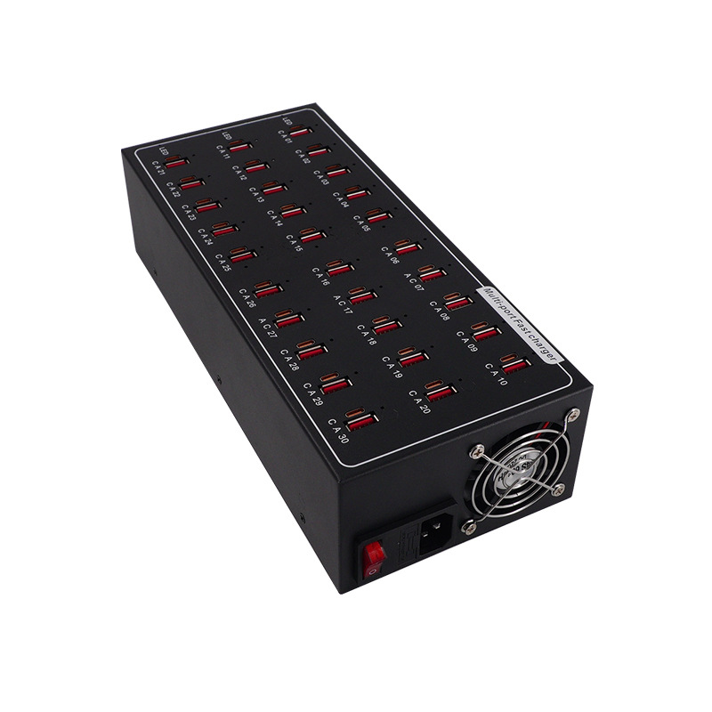Gujia AC 60-120 Port 30W 45W 65W Fast Charging High Power Multi-Port QC TYPE-C Protocol Charger