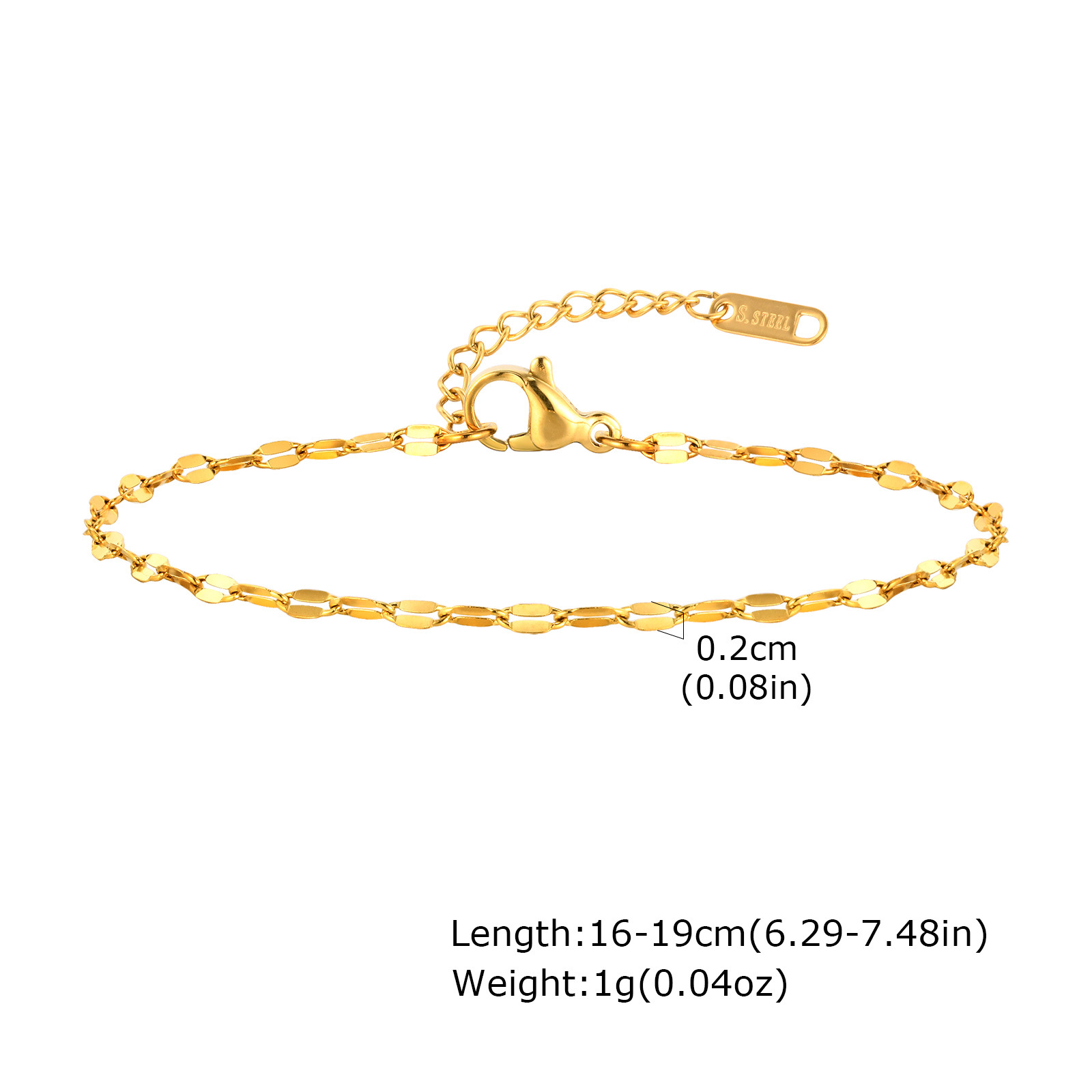 Women's Snake Bone Chain Hemp Rope Chain Simple Hand Jewelry Daily Layered Bracelet Huanmu Accessories