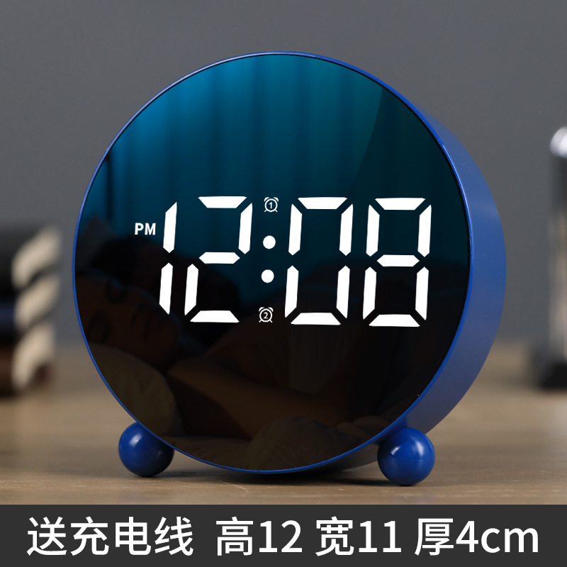 Simple alarm clock LED electronic clock children's home electronic clock bedside clock temperature clock student alarm clock