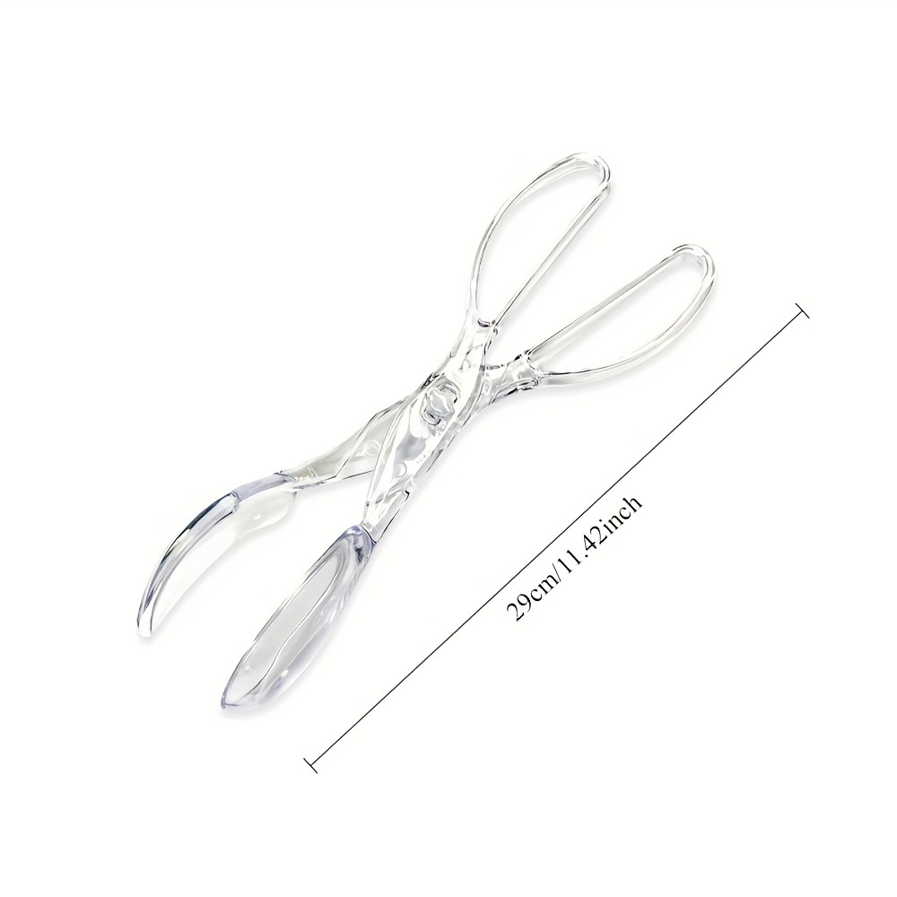 Multifunctional salad tongs plastic food tongs bread tongs extended heat-resistant steak tongs multi-purpose tongs baking tool