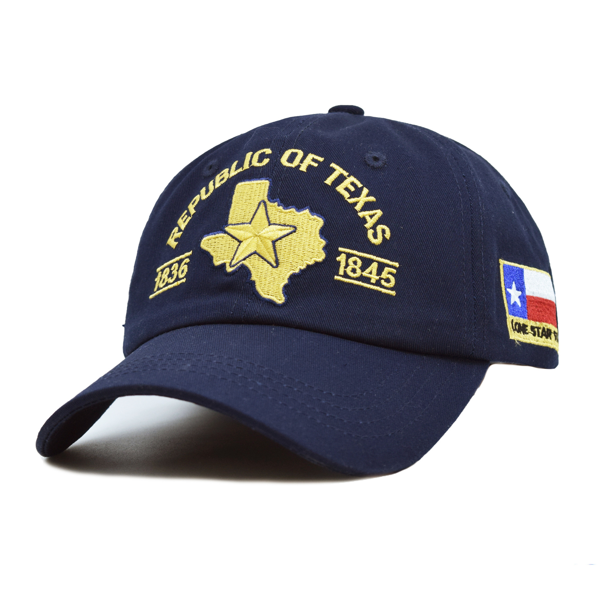 Embroidered US Texas Theme Baseball Cap US 250th Anniversary Hat