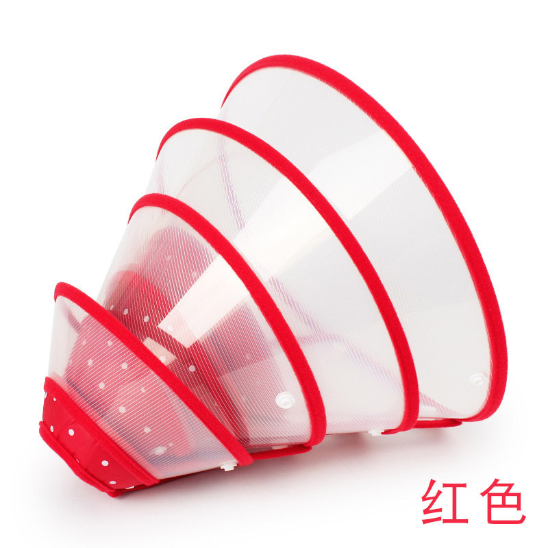 Pet cat dog Elizabeth collar neck ring neck cover anti-bite anti-scratch protective cover colorful soft edge beauty cover postoperative