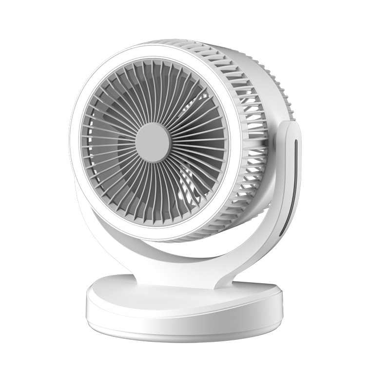 New USB Charging Air Circulation Fan Desktop Lamp Tabletop Household Dormitory Small Electric Fan