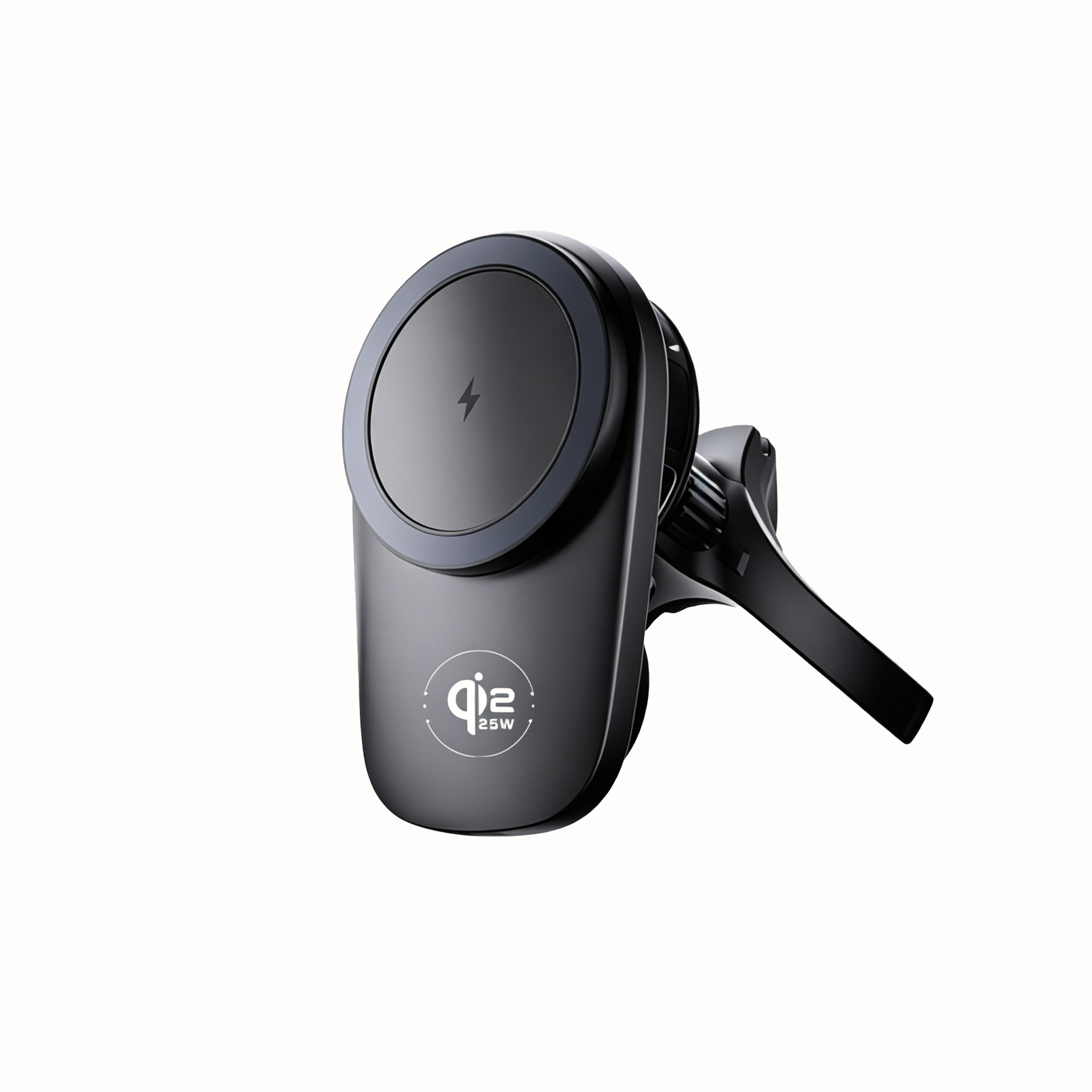 25W Fast Wireless Charger Car Grade Qi2 Certified Semiconductor Cooling Car Vent Magnetic Phone Mount