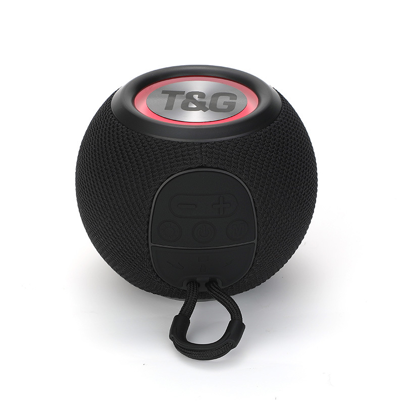 TG337 Bluetooth Speaker Wireless Colorful Light Fabric Card Slot Heavy Bass Outdoor Portable Mini Bluetooth Speaker