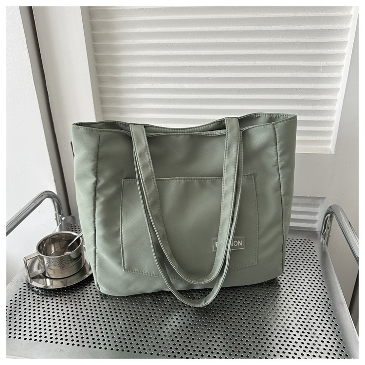 Spring and Summer New Tote Bag Women 2026 Casual Canvas Single Shoulder Bag Student Handbag Shopping Bag