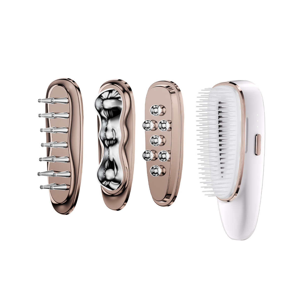 EMS Electric Massage Comb Head Massager Hair Care Anti Hair Loss Current Comb Detachable Home Hair Growth Comb