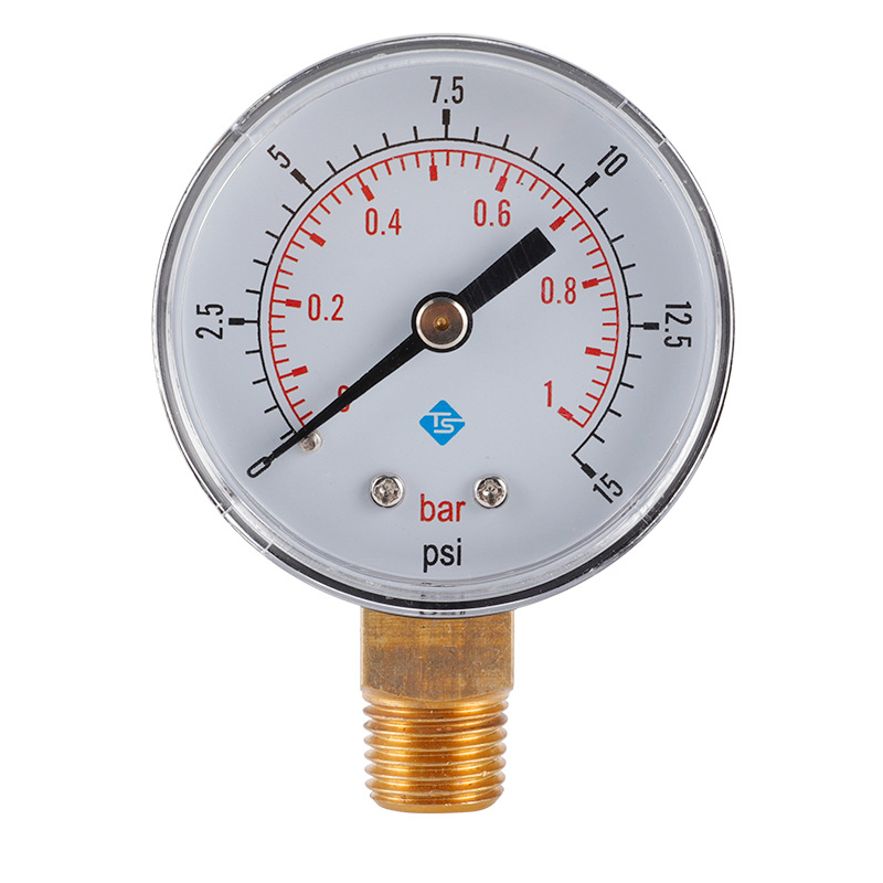 Barometer Water Pressure Gauge High Precision Air Conditioning Pressure Gauge Radial Axial Oil Pressure Barometer Vacuum Negative Pressure Gauge