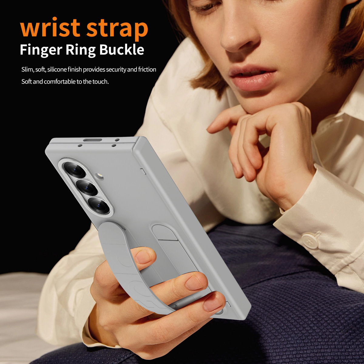 Applicable Samsung Z Fold7 Phone Case Fold6 Folding Official Wrist Strap Pen Slot Hinge Shell Film Integrated Protective Case