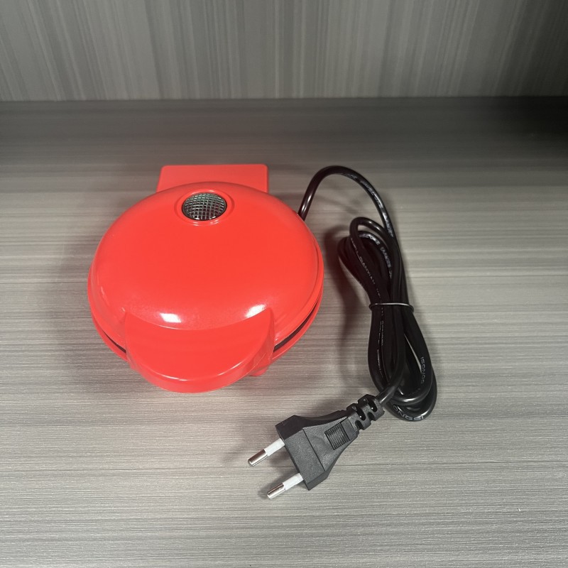 Portable Home Waffle Maker Mini Breakfast Machine Mini Waffle Maker Heart Shape Round Sandwich Breakfast Machine