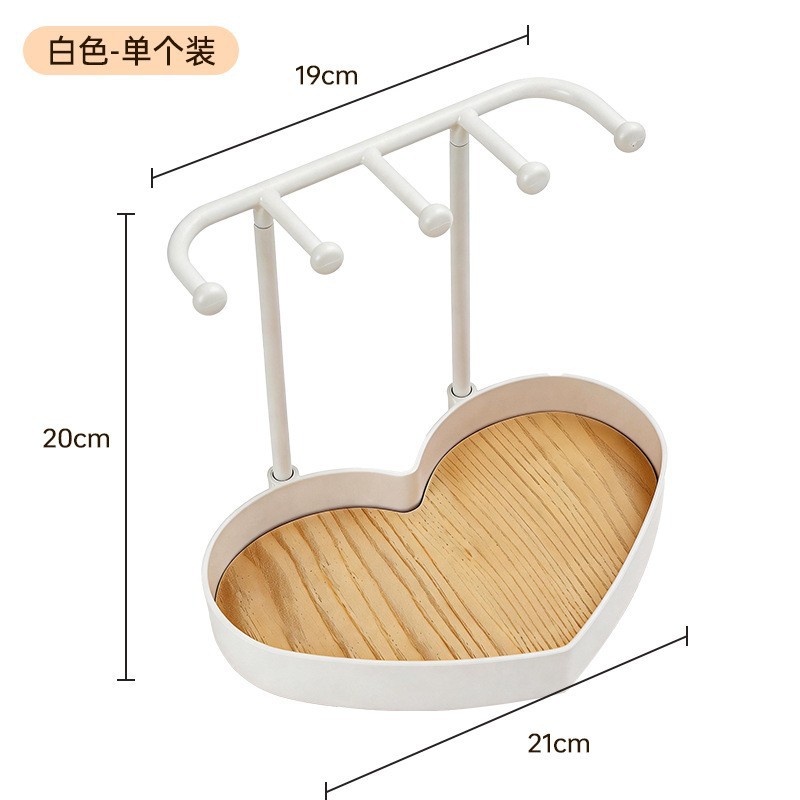 Jewelry storage rack multifunctional necklace rack ring storage box dressing table decoration household accessories earring rack