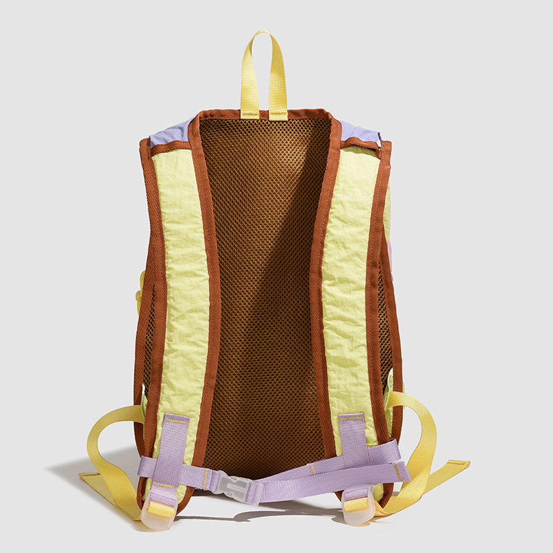 Casual lightweight large capacity double-shoulder bag outdoor nylon sports backpack new letter travel backpack