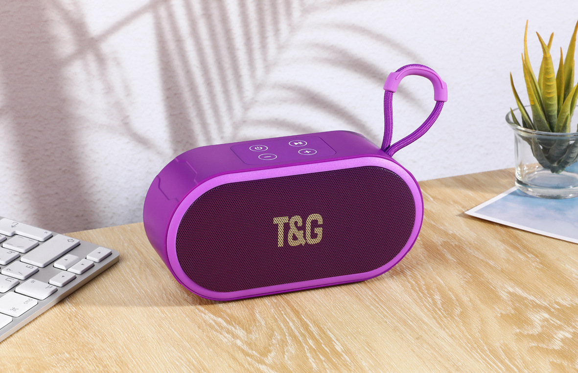 TG689 Iron Mesh Exquisite Outdoor Leisure Bluetooth Wireless Multifunctional Speaker Large Battery Long Endurance Subwoofer