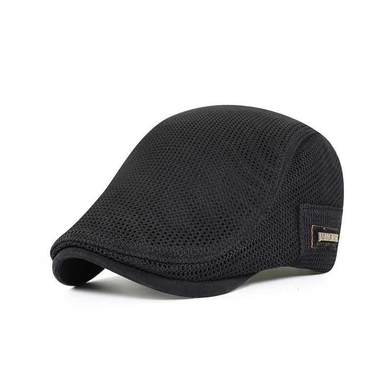 New mesh breathable beret for men and women, thin sun-protective hat, summer new hat