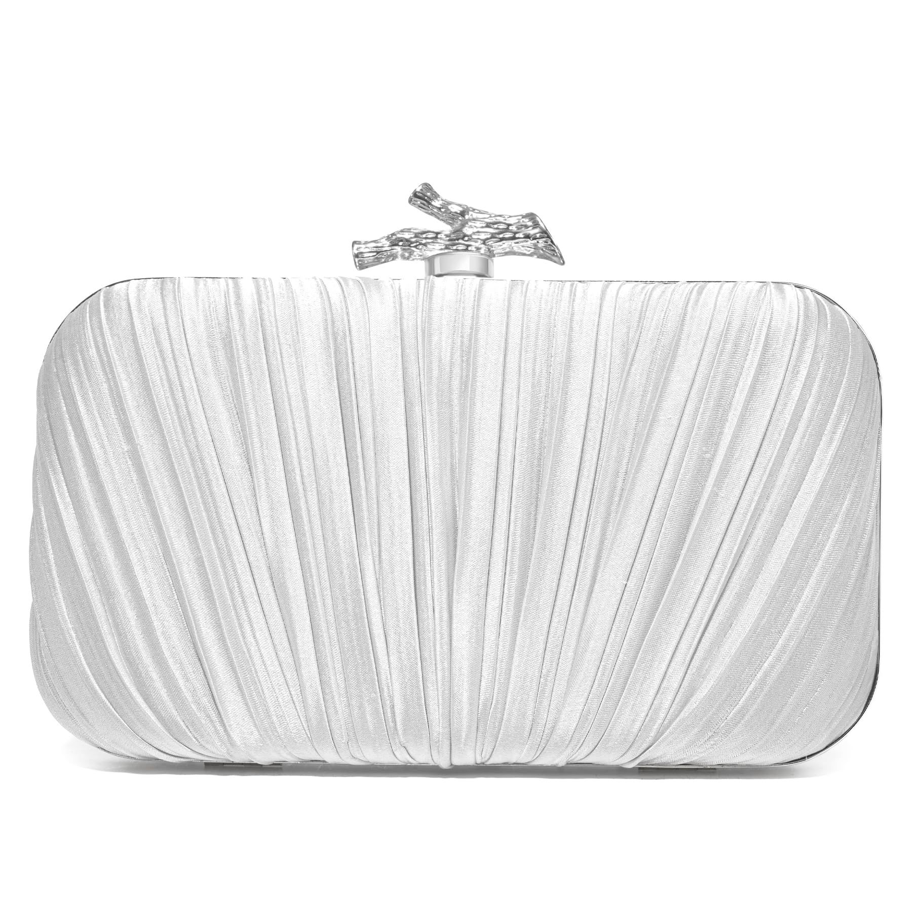 2025 New Pleated Clutch Evening Bag Banquet Bag Women's Celebrity Evening Dress Bag Wedding Evening Bag