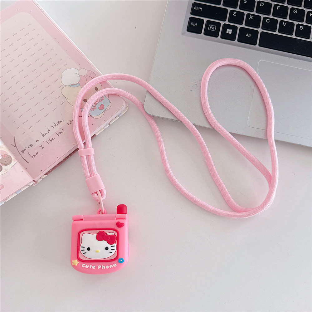 Flip phone cartoon compatible Apple watch Apple iwatch S11/10/9 protective case Ultra soft