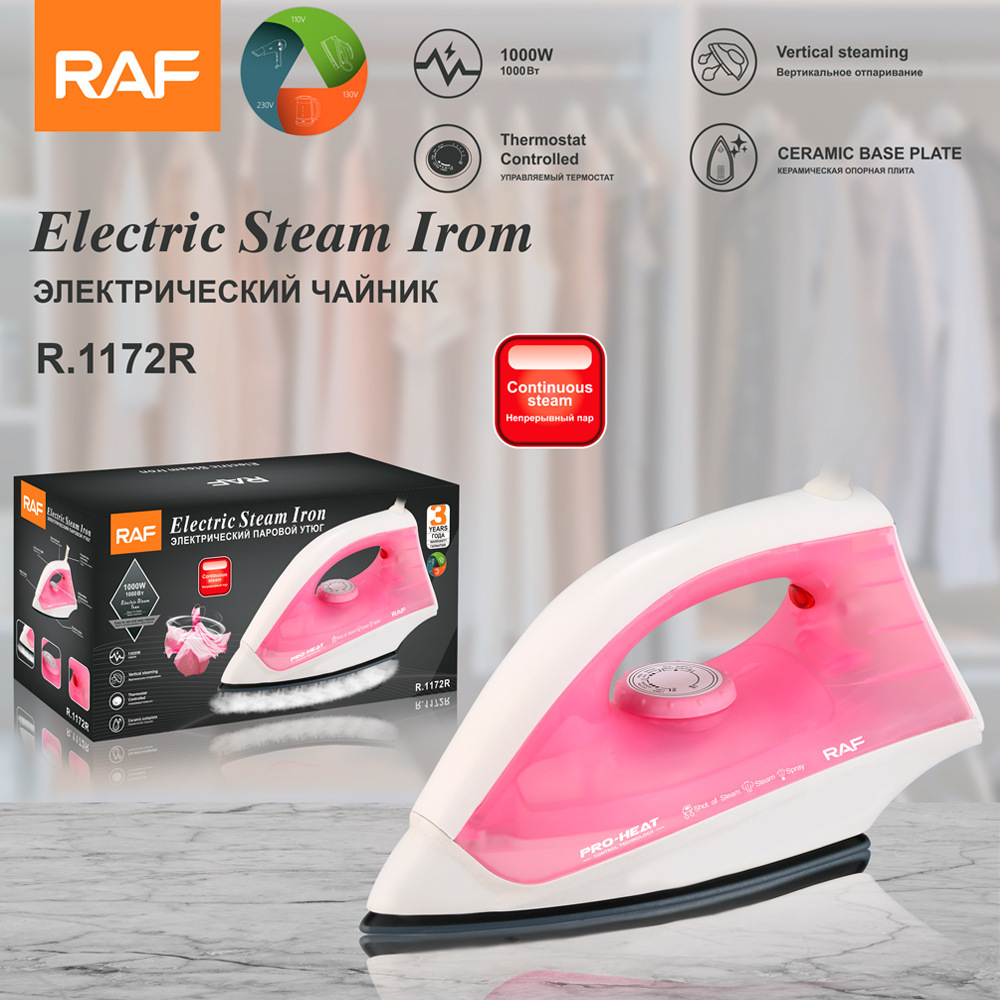 European Standard Handheld Steam Electric Iron Small Portable Iron Household Iron 1200W