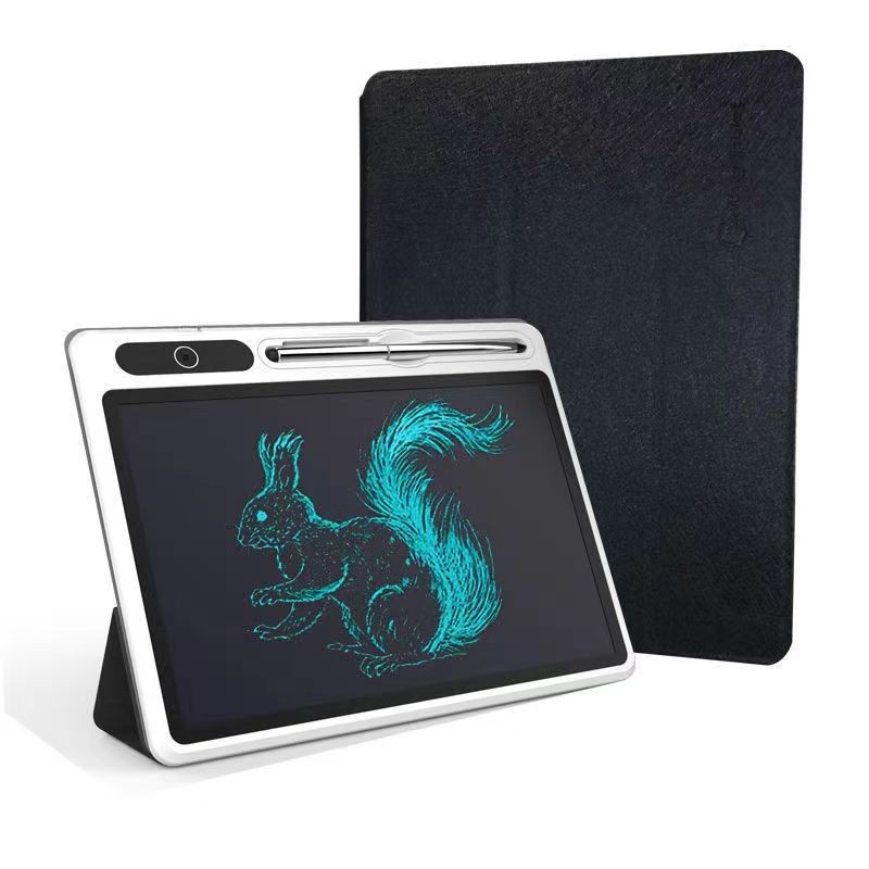 Business LCD handwriting board leather case meeting record draft company LOGO printing gift