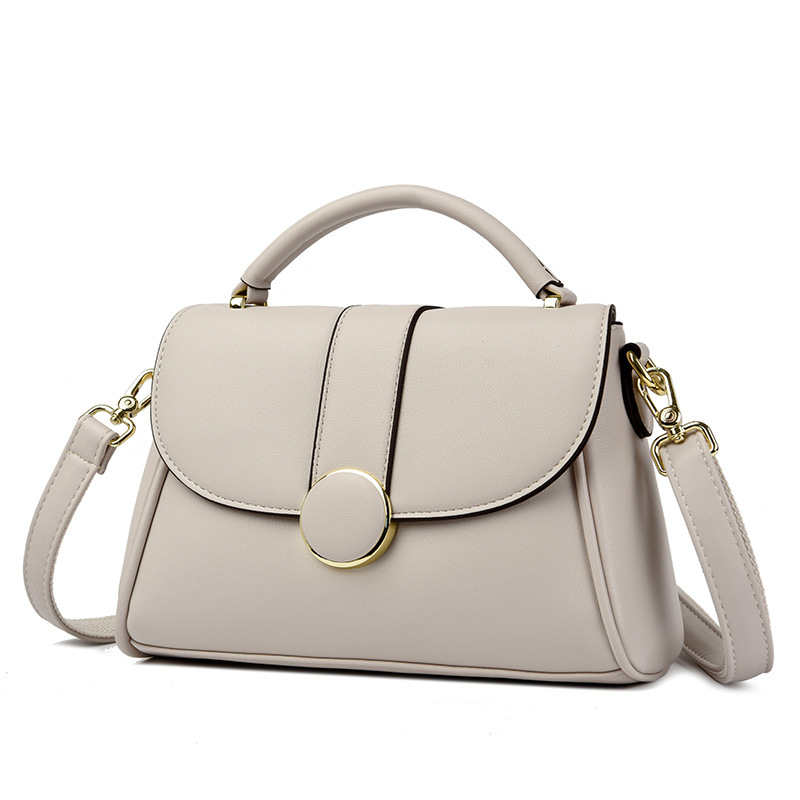 Department Store Handbag 2025 New Handbag Large Capacity Simple Soft Leather Shoulder Crossbody Bag