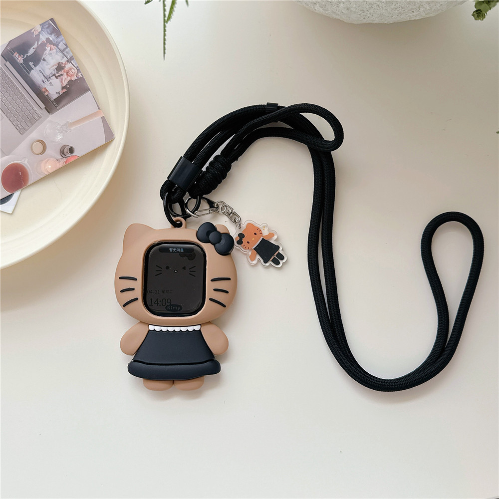 Skirt cat compatible Apple watch Apple watch S11/10/9 protective case iWatch Ultra silicone