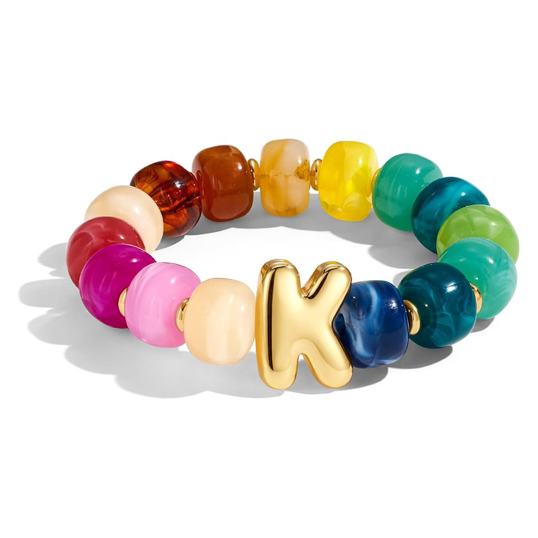 Acrylic Oval Stitching Bracelet Simple Casual Bracelet Niche Women's Jewelry