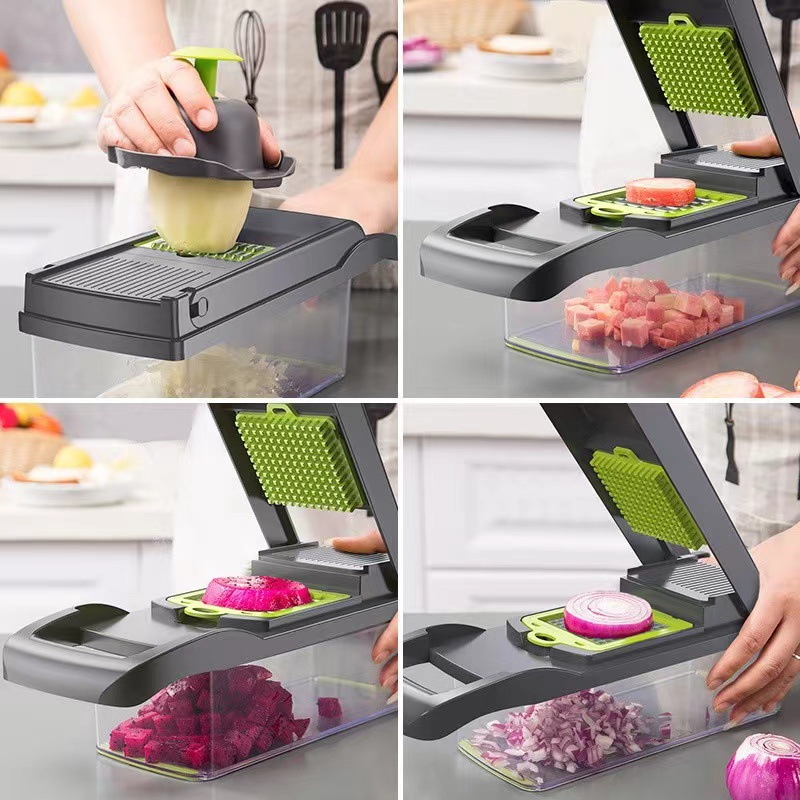 Multi-functional Kitchen Vegetable Cutter Potato Slicer Dicer Grater Slicer Machine