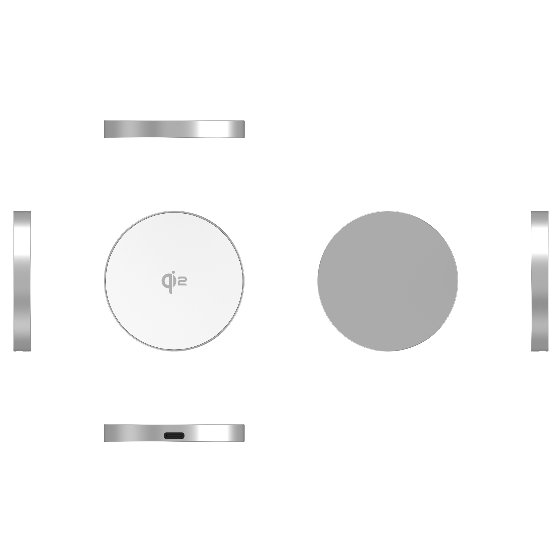 Qi2 Apple MPP 15W Wireless Charger TYPE-C Interface Compatible with Apple 15W Phone Fast Charging
