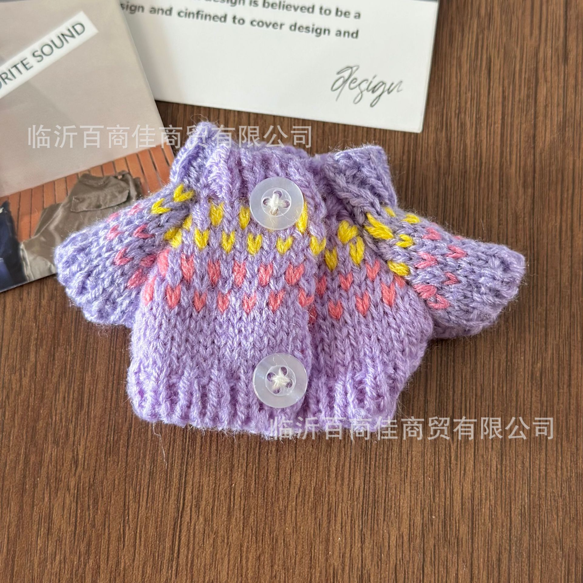 紫色满天星纽扣款 · 高5CM----------宽5CM