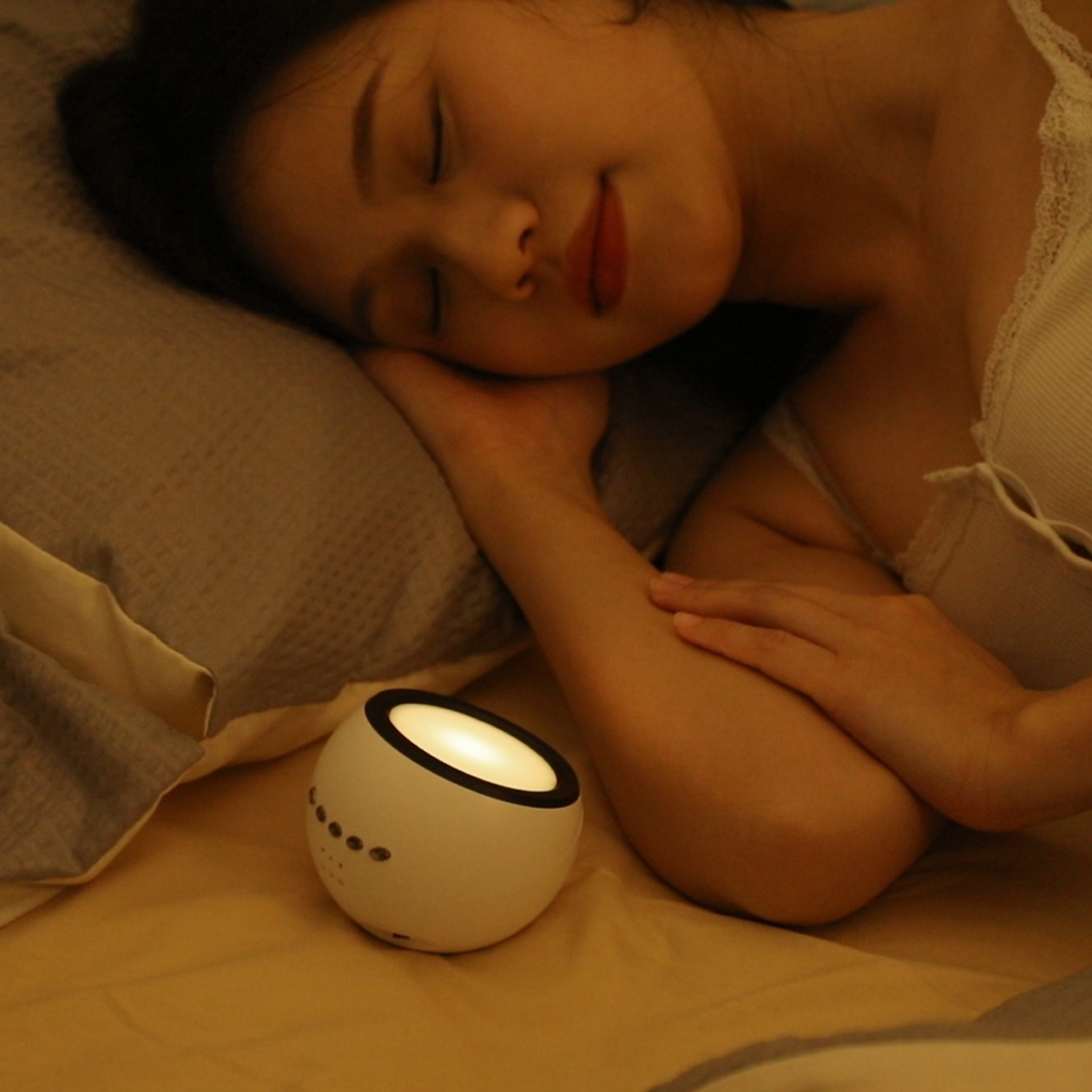 M3 White Noise Sleep Aid Device Baby Music Light Soothing Sleep Baby Crying Automatic Detection Sleep Aid Sleep Aid Device