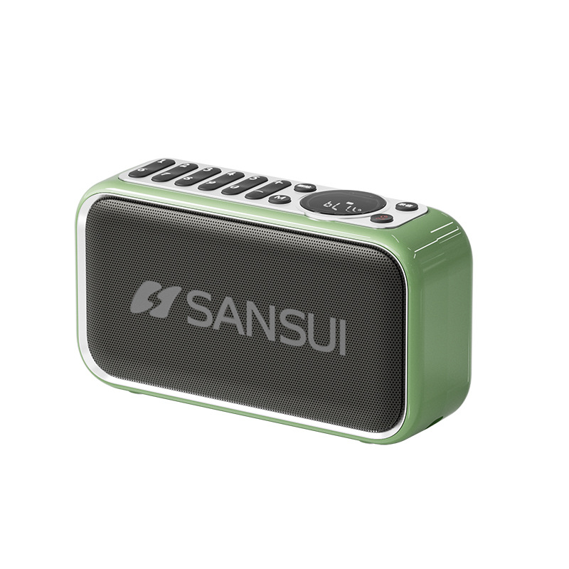 Shanshui F35 Upgraded Version Timed Shutdown Wireless Bluetooth Radio Portable Plug-in Small Speaker Five-tone Player