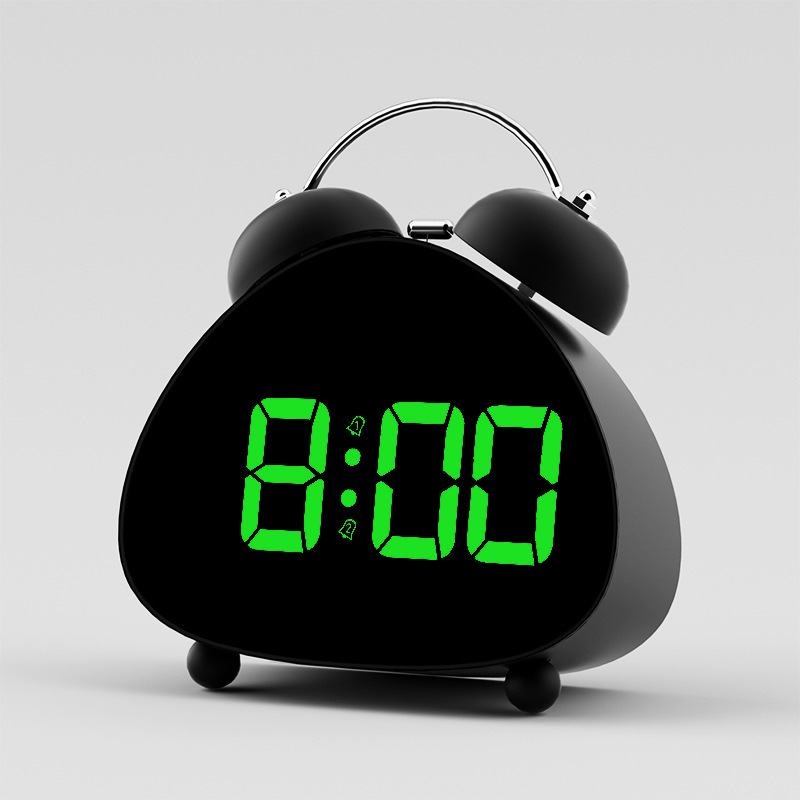 Alarm clock student special living room LED electronic display ringing super loud sound simple electronic clock children alarm clock