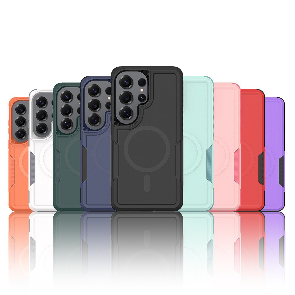 Magnetic phone case for Samsung S26 Ultra, navigation series, 2-in-1 for S25p, anti-drop for A36, protective case for A17, A06