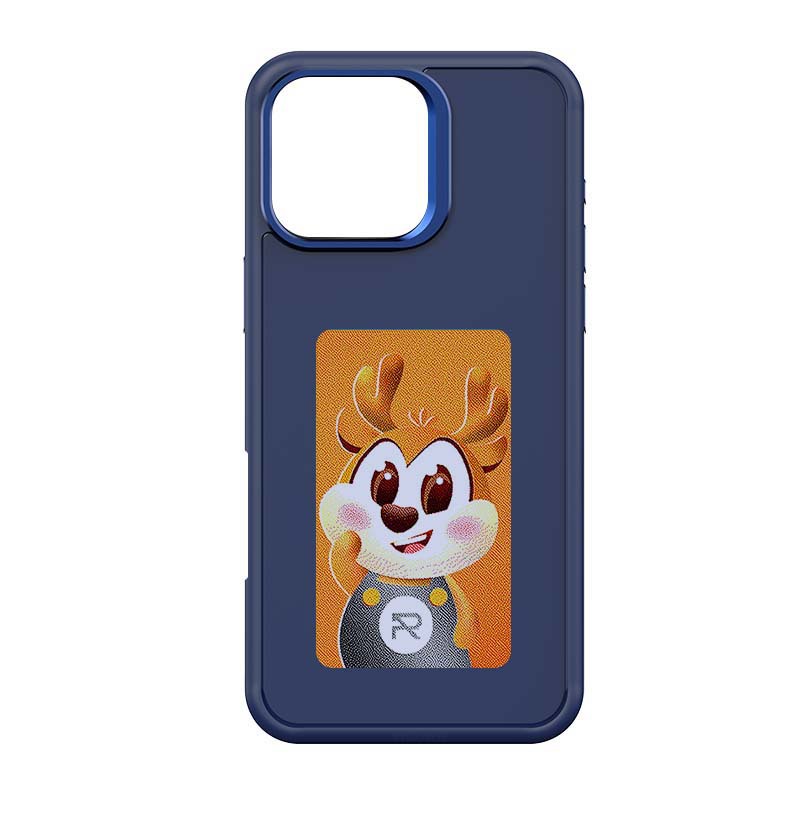 E-Ink Phone Case NFC Screen Projection Four Colors DIY for iPhone 13 to 17 PM Series Tagi Phone Case