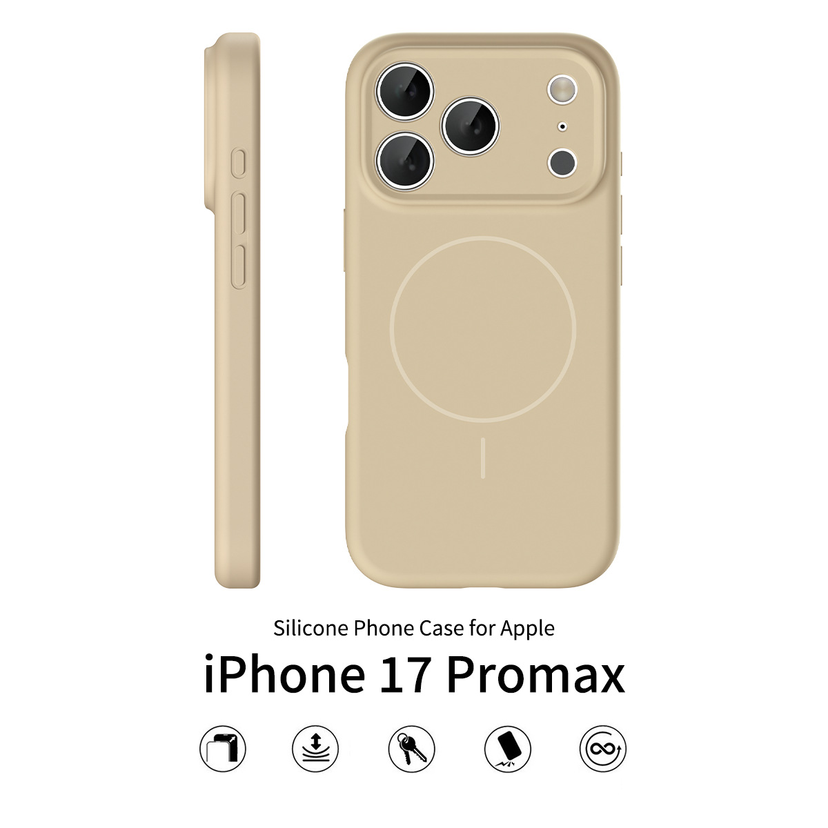 Desert Golden · iPhone 17Promax【Magnetic attraction】