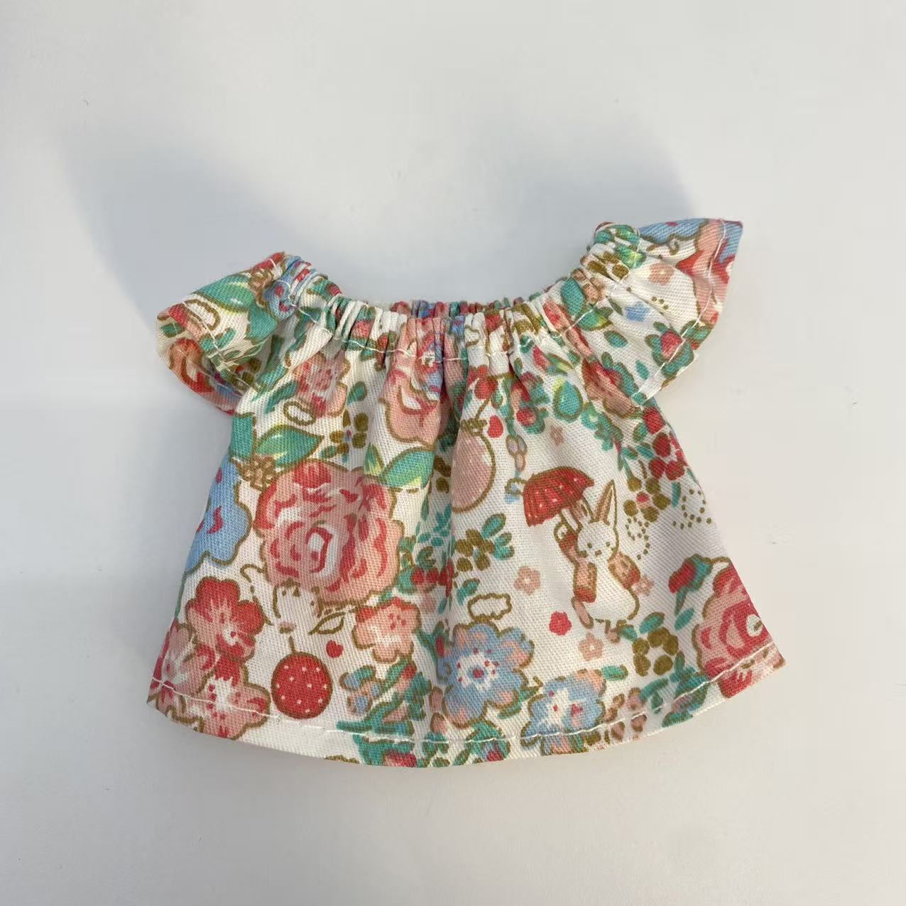 Small skirt 14cm,掌门狗 dress 10cm pendant doll top suitable for Labubu doll clothes accessories