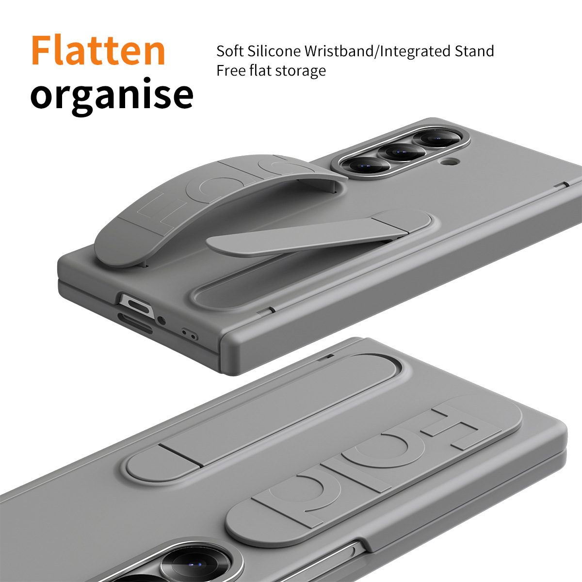 Applicable Samsung Z Fold7 Phone Case Fold6 Folding Official Wrist Strap Pen Slot Hinge Shell Film Integrated Protective Case