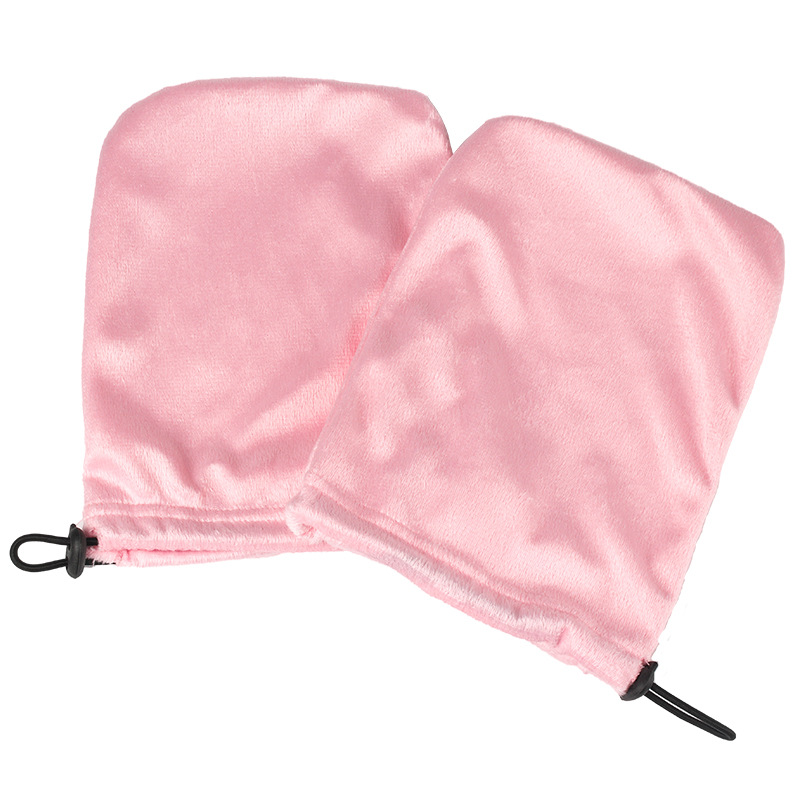Bathina wax therapy thermal insulation velvet gloves beauty salon hand foot care tool elastic band hand and foot gloves