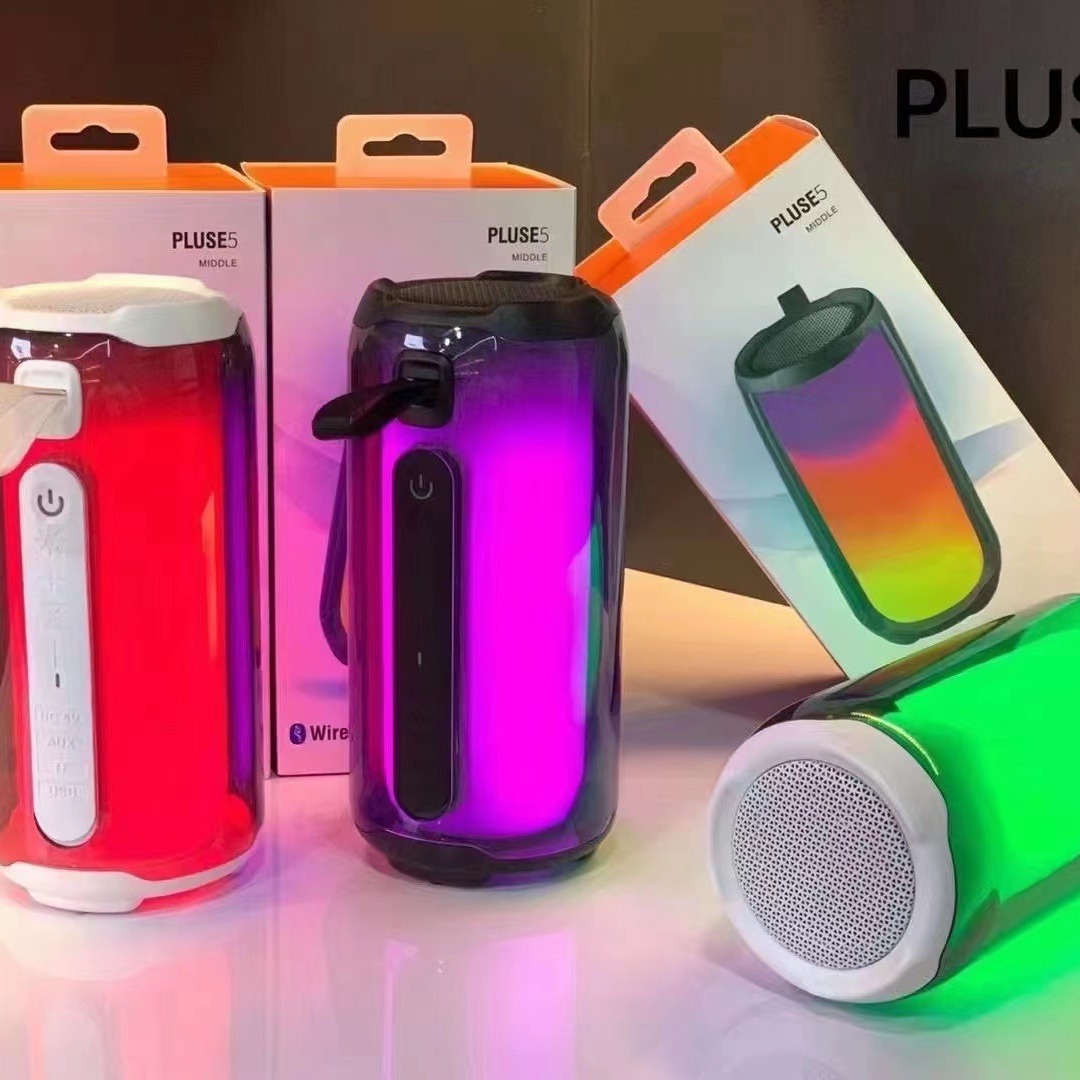 Pulse PULSE5 Bluetooth Speaker Full Screen Colorful Lights Outdoor Home Computer Desktop Bluetooth Audio Subwoofer