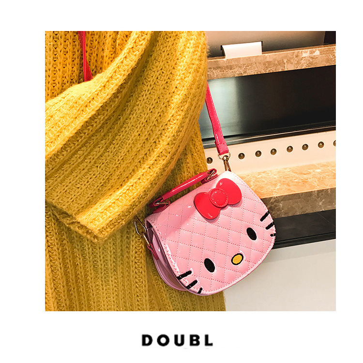 2026 New Cute Kelly Bag Single Shoulder Bag Cat Crossbody Bag Casual Crossbody Bag