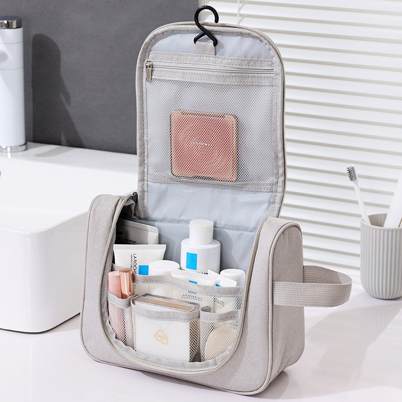 New Simple Portable Easy to Hang Toiletry Bag Travel Cosmetic Bag Handbag Women's Portable Storage Bag