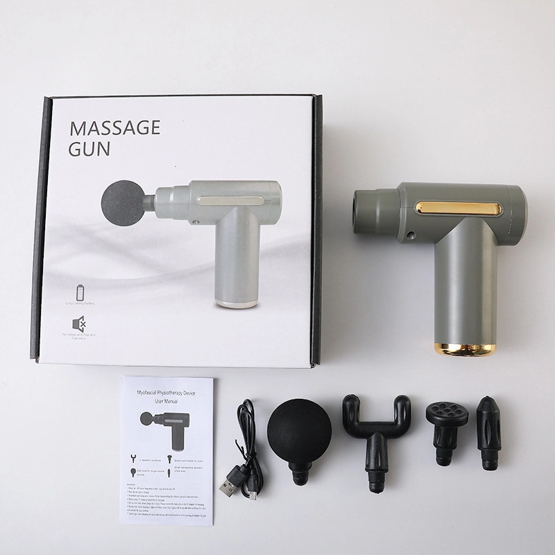 Fascia gun mini portable fitness muscle relaxation cervical massager fascia gun