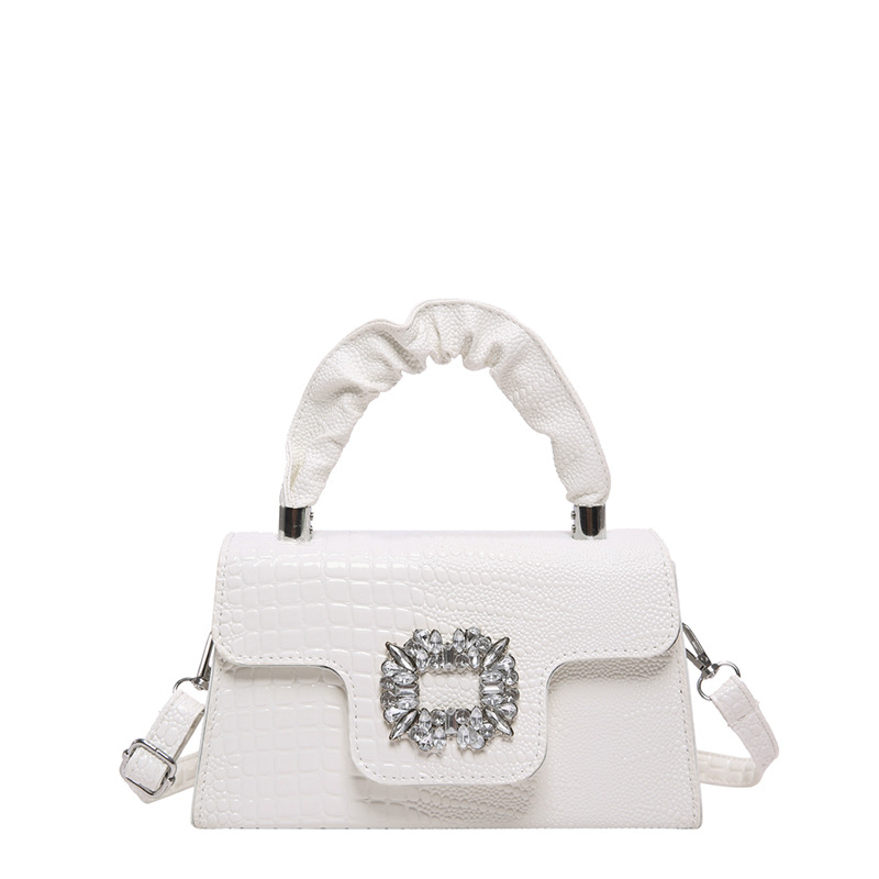 2026 New Small Square Bag Women Textured Handbag Women's Bag Fashionable Single Shoulder Crossbody Bag