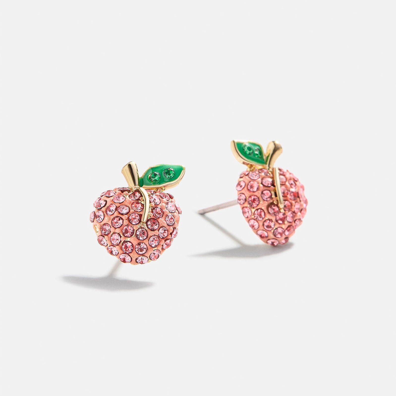 Summer Beach Fruit Series Earrings Watermelon Lemon Cherry Peach Pineapple Vacation Full Diamond Earrings