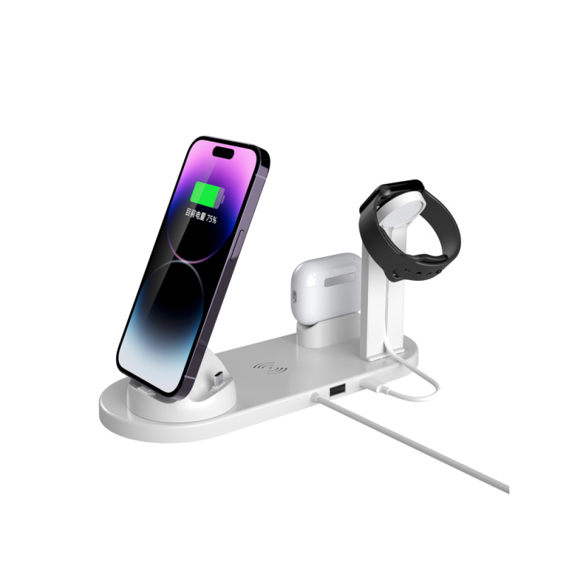 Four-in-One Wireless Charger Base for Apple Phone Airpods iwatch Wireless Charger
