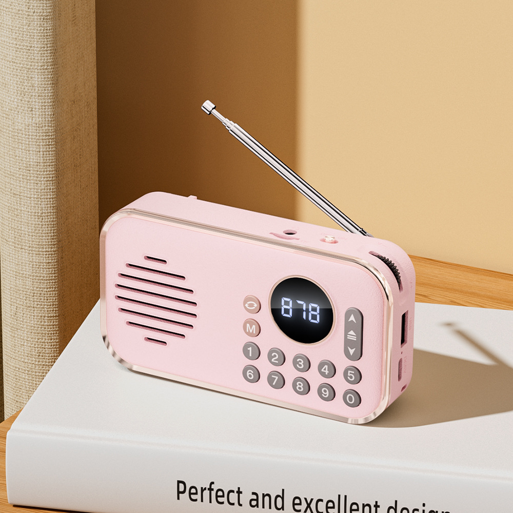 New Elderly Radio Bluetooth Speaker Card Slot U Disk Portable Music Broadcast Walkman Bluetooth Speaker