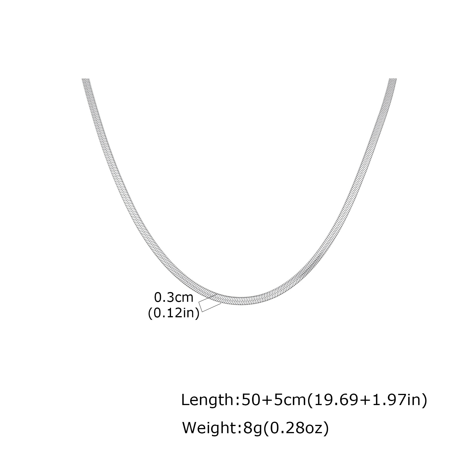 3MM钢色长50+5cm