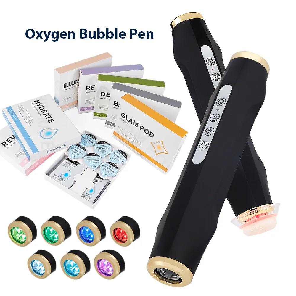 Oxygen Facial Deep Bubble Device Living Water Bubble Set Clean Hydrogen Oxygen Small Bubble Firming Beauty Device