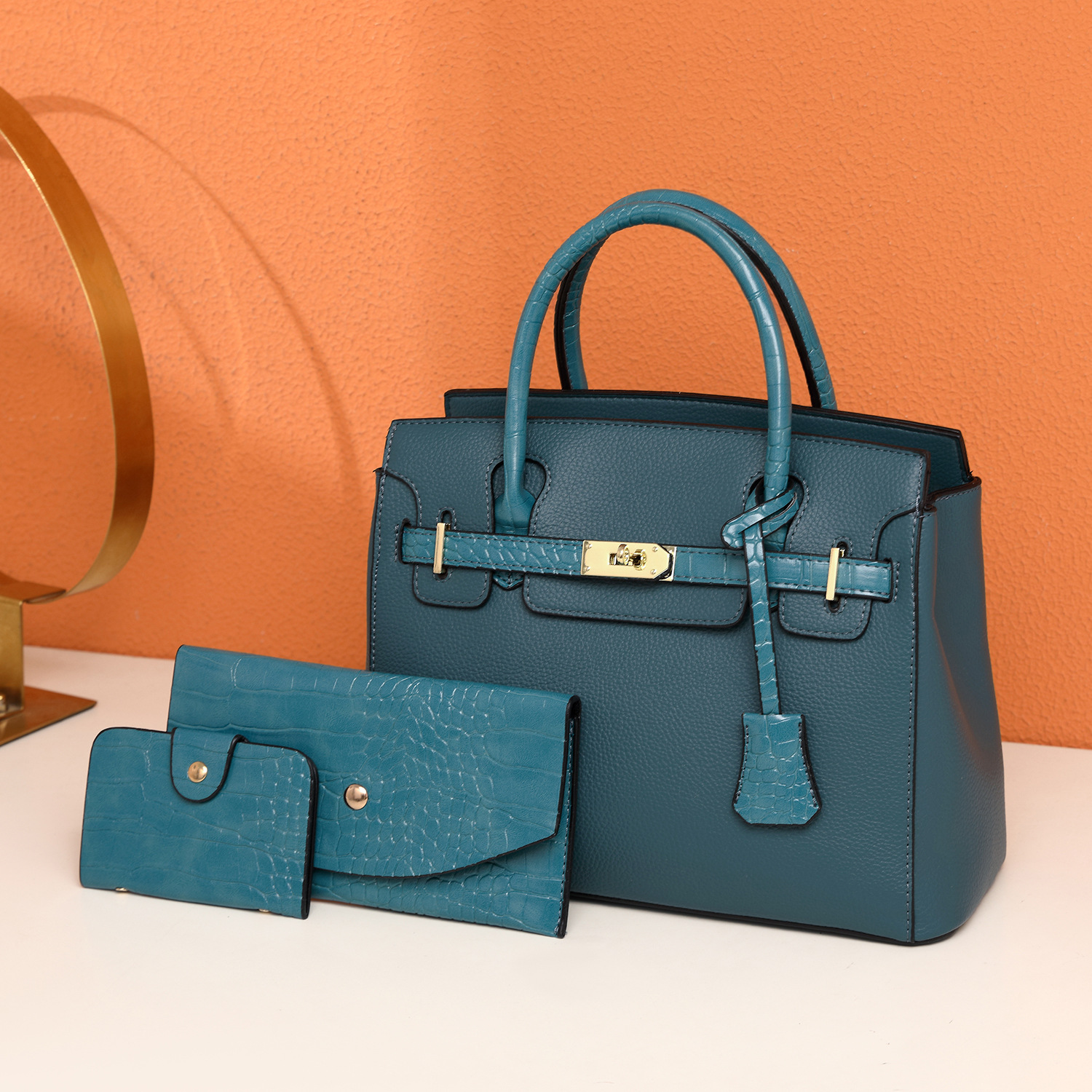2026 new women's shoulder crossbody bag three-piece set