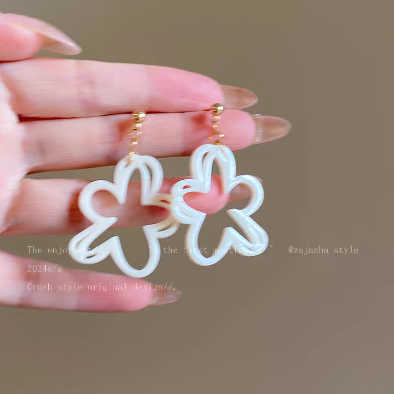 Earrings for Women Summer Small Colorful Stud Earrings Face-Slimming Seaside Vacation Photo Ear Drops Earrings