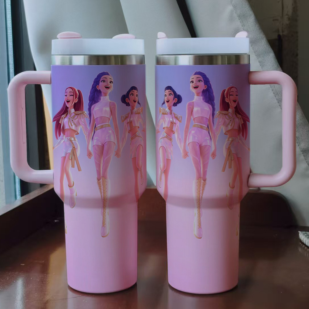 Car cup K-POP Huntrix 40oz Rumi Mira Zoey ice霸 cup